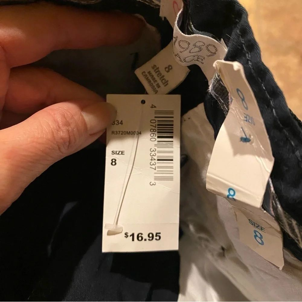 NWT-THE CHILDREN’S PLACE Girls Navy Bow Dress Pants Size 8 Yrs